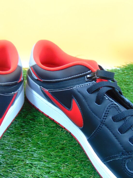 Nike Air Jordan 1 Low EasyOn Black Red Mens Size 18 Rare New No Box Sneakers